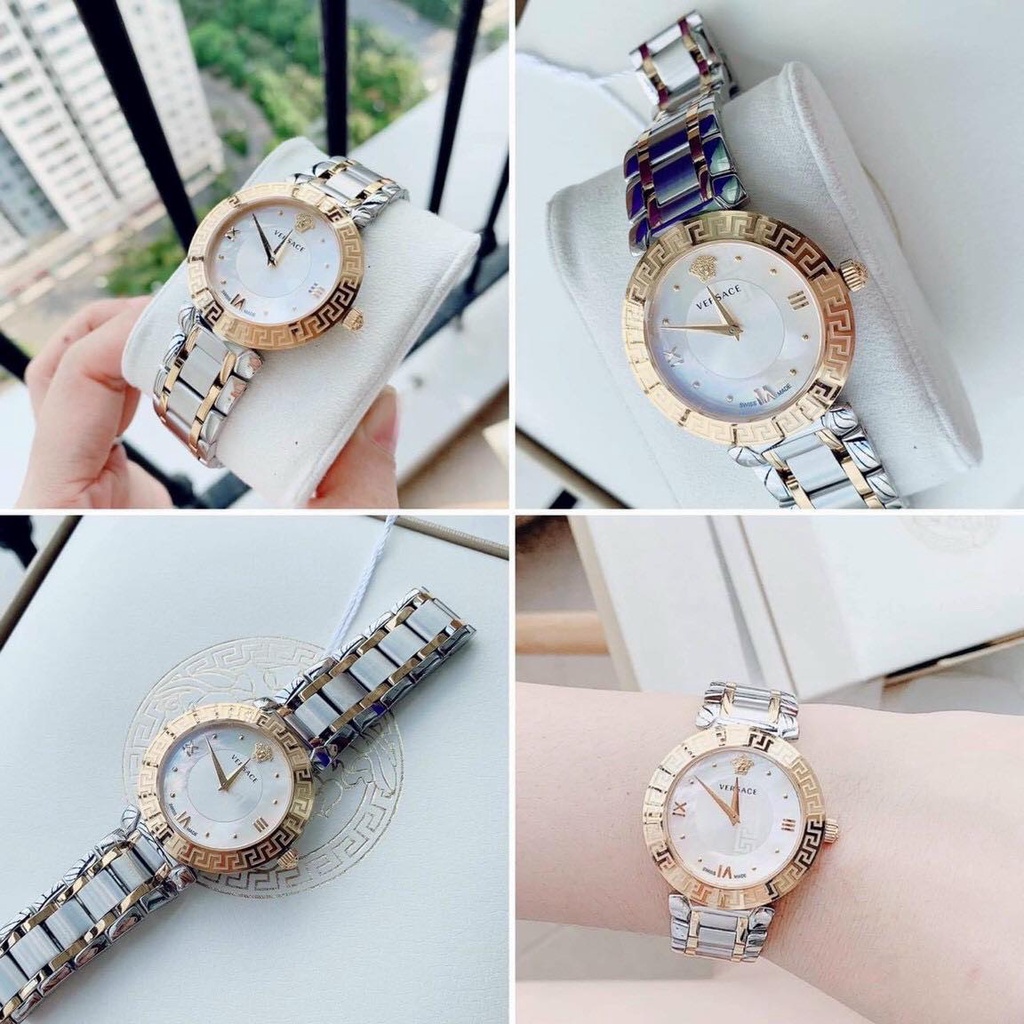 Đồng Hồ Nữ Hiệu Versace Máy Quart  Hàng Cao Cấp