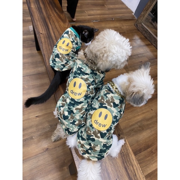 Áo Drew Camo cho chó mèo
