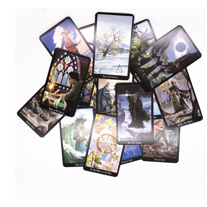 Combo Bài Tarot Witches M10 và Túi Nhung Đựng Tarot