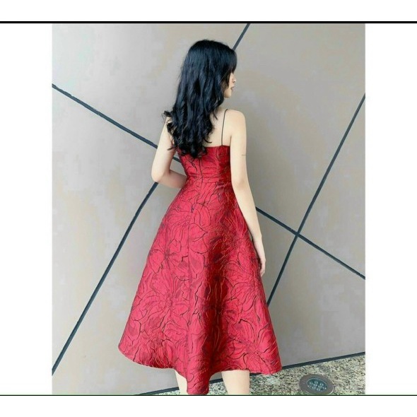 Đầm 2 Dây Nữ Chất Gấm Đẹp Phong Cách Trẻ Trung Sang Trọng Phù Hợp Dự Tiệc, Đi Chơi Siêu Hót NEW UNISEX