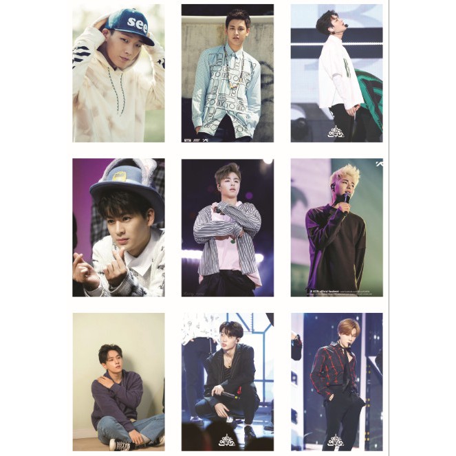 Lomo card ảnh nhóm IKON full 63 ảnh