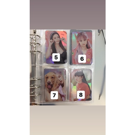 Ảnh BLACKPINK lyrics card set The Show