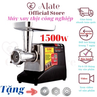 Máy Xay Thịt Đa Năng Dạng Công Nghiệp Nhông Bằng Kim Loại Motor Bằng Đồng Hàng Nhập Khâu Chất Lượng Cao Gali Công Suất 1