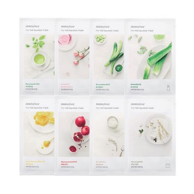 mặt nạ giấy Innisfree It's Real Squeeze Mask