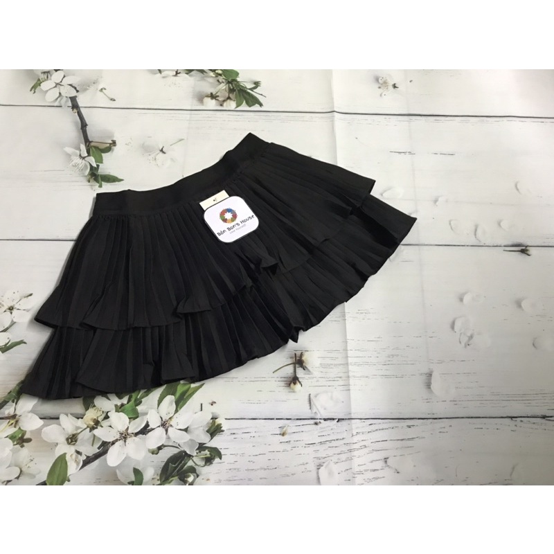 Chân váy xoè hai tầng xếp ly | BigBuy360 - bigbuy360.vn