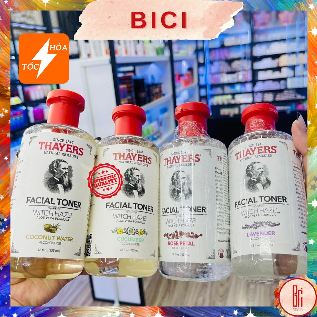 Nước Hoa Hồng Toner Thayers Alcohol Free – Facial Toner 355ml