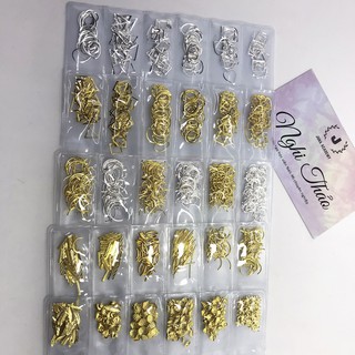 Charm túi đính móng tay