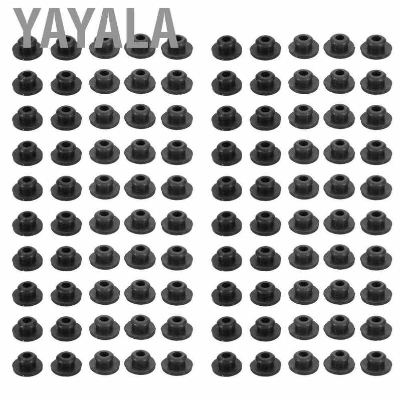 Bộ 100 nút cao su cho kim máy xăm Yayala