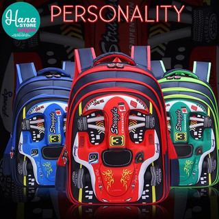 BALO TRẺ EM IN NỔI 3D CHO BÉ ĐI HỌC HÌNH XE ĐUA F1 (Formula 1) BB9012