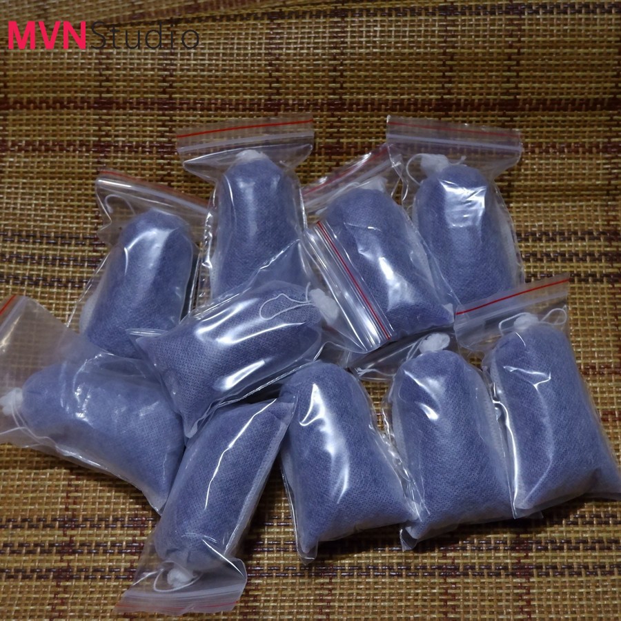 Gói 100g và 200g hạt chống ẩm, hạt hút ẩm màu xanh cho máy ảnh - MVN Studio