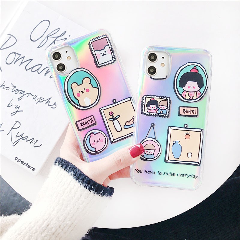 Ốp lưng iphone Couple phản quang iphone 6->11promax -CASE STORE