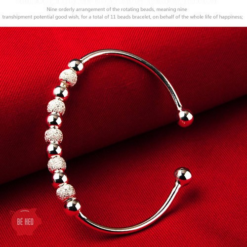 Vòng tay bi mạ bạc BH364