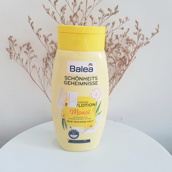 Gm store- Dưỡng thể Balea từ dầu dừa và monoi xách tay Đức 300ml