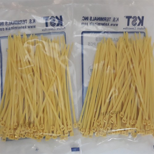Túi dây rút nhựa 9 màu 2.5x100mm ; đánh dấu gà con, trang trí, không bay màu