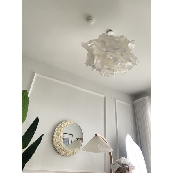 Đèn Thả Trần Krusning IKEA - Đèn Decor Phòng Ngủ Đám Mây Phong Cách Hiện Đại - Kèm Bóng LED Và Đế Ốp Trần