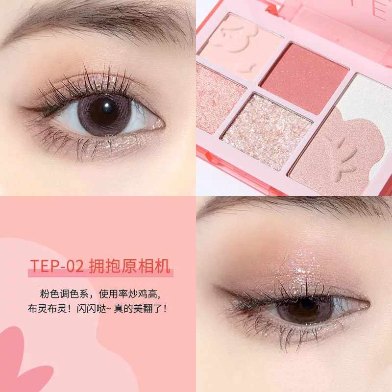 [SHE DELLA] Bảng mắt 5 ô She Della Flower | BigBuy360 - bigbuy360.vn