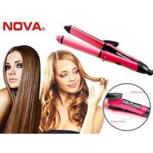 Máy uốn duỗi tóc 2in1 Nova