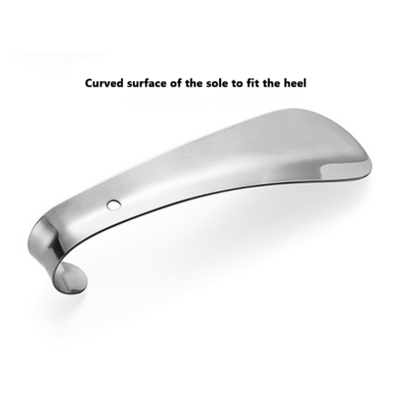 1 Chiếc Giày Kim Loại (42Cm + 15cm) Tay Cầm Dài Sáng Bóng Cho Người Lớn Tuổi / Trẻ Em