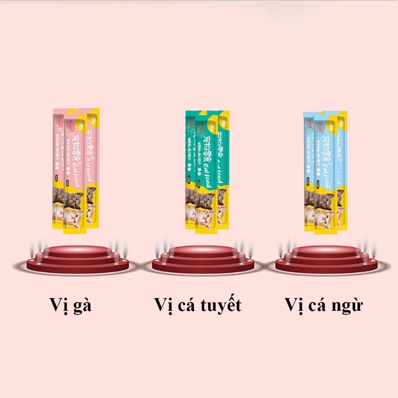 Súp Thưởng Shizuka, LieBao 15g Bổ Sung Dinh Dưỡng, Kích Thích Thèm Ăn, Giúp Lông Mềm Mượt Cho Mèo