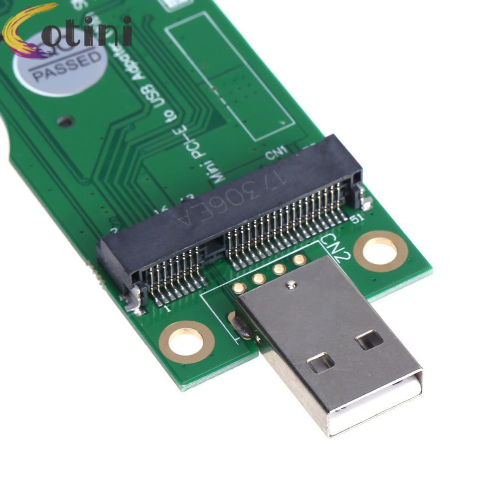 Bộ Chuyển Đổi Mini Pci-E Sang Usb Với Khe Thẻ Sim 8pin Cho Wwan / Lte