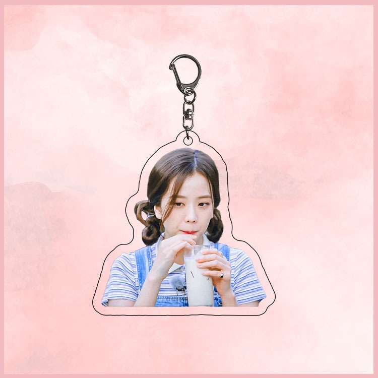 Móc Khóa In Hình Thành Viên Kim jisoo jisoo