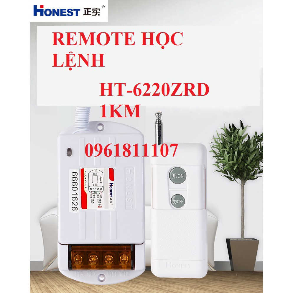 ĐIỀU KHIỂN TỪ XA HONEST HT- 6220 ZRD 1KM