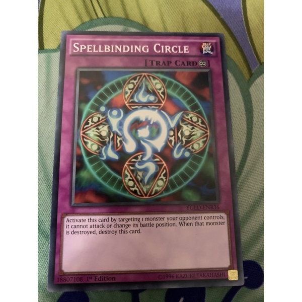 Tên thẻ bài yugioh: Spellbinding circle