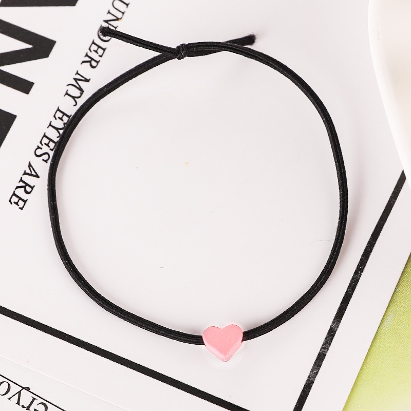 Dây buộc tóc co giãn nhiều màu sắc đa năng