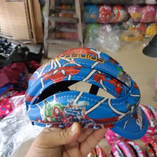 Nón 3 sọc trẻ em in hinh nguoi nhện