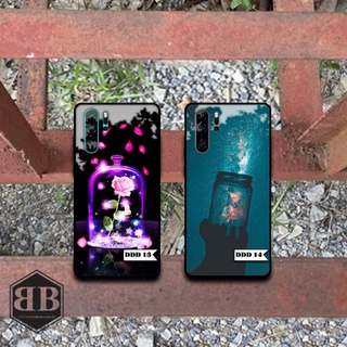 Ốp lưng kính cường lực Huawei P30 Pro hình đèn đom đóm lạ mắt