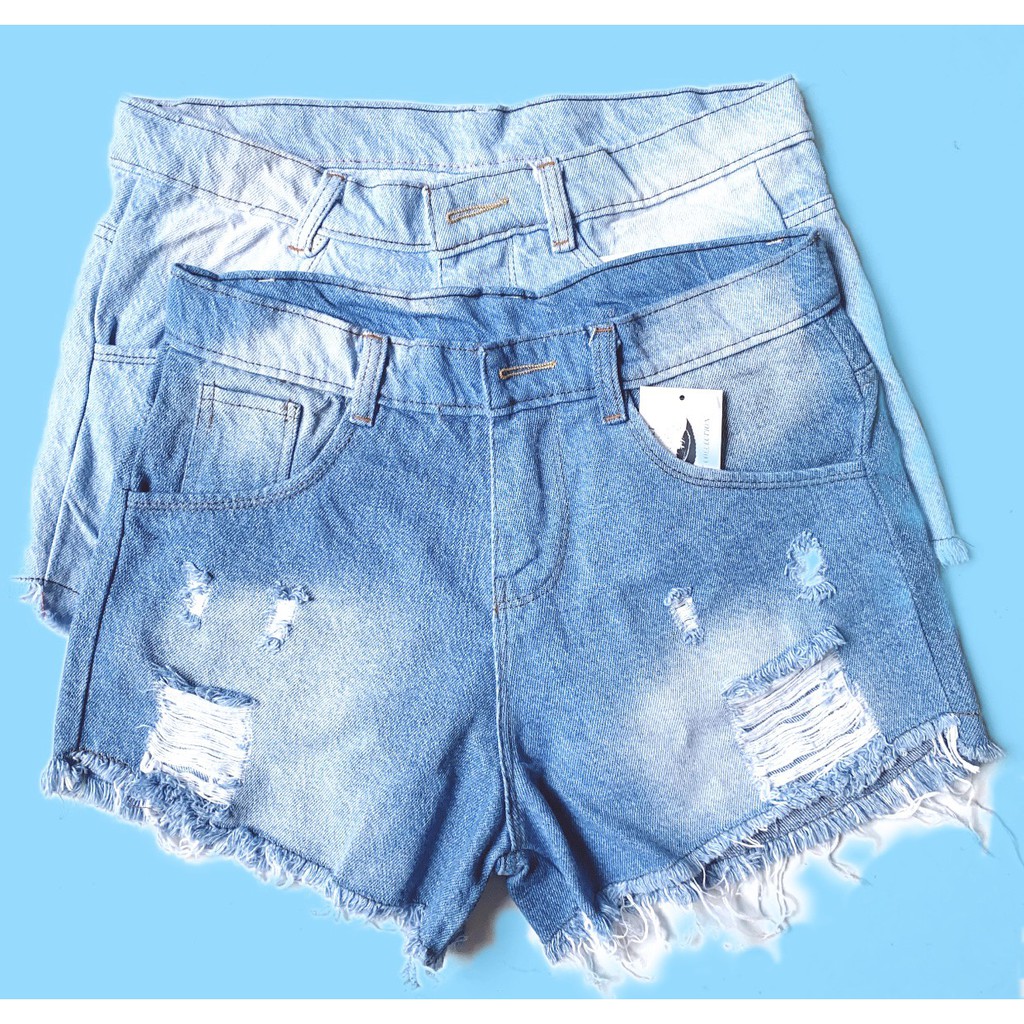 XẢ HÀNG QUẦN SHORT JEAN NỮ LƯNG CAO HÌNH SHOP TỰ CHỤP