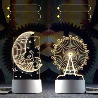[ Xả Kho ] Đèn Ngủ Led 3D