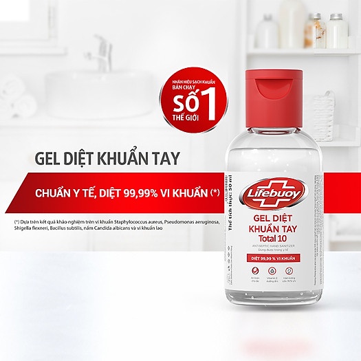 Gel Rửa Tay Diệt Khuẩn Lifebuoy Bảo Vệ Vượt Trội 50ml- Kèm vỏ Xinh Xắn