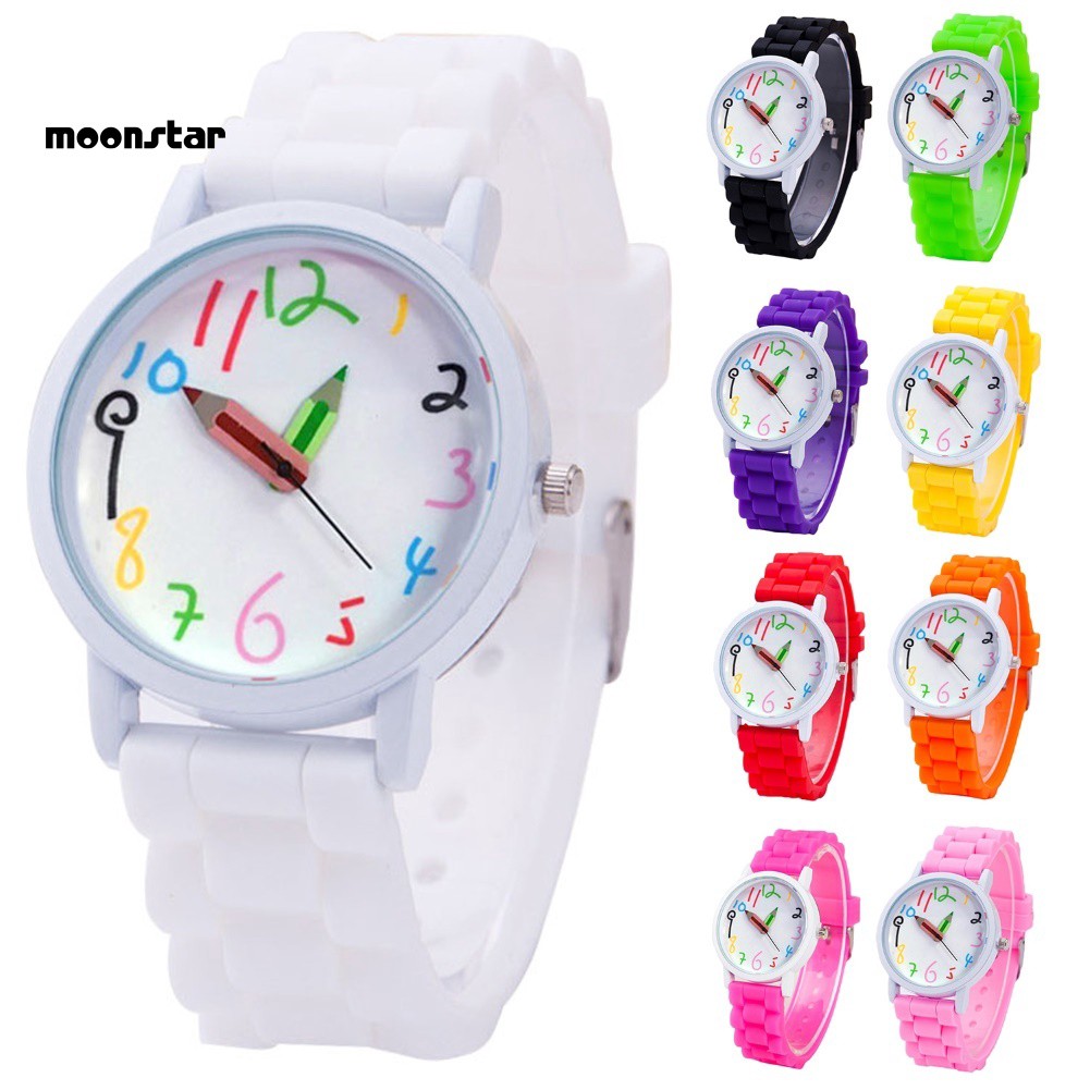 Đồng hồ thời trang cho bé có số Ả Rập