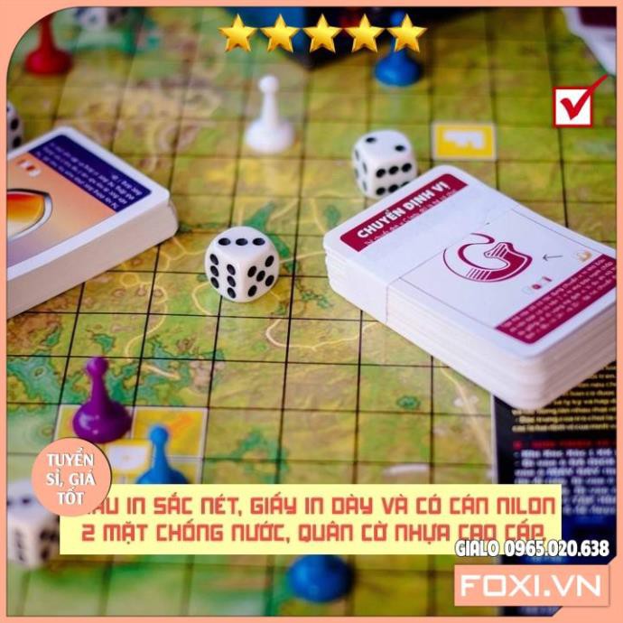 Board game-Đi tìm kho báu mini 2 Foxi-đồ chơi phát triển tư duy-dễ chơi-vui nhộn-giá siêu rẻ