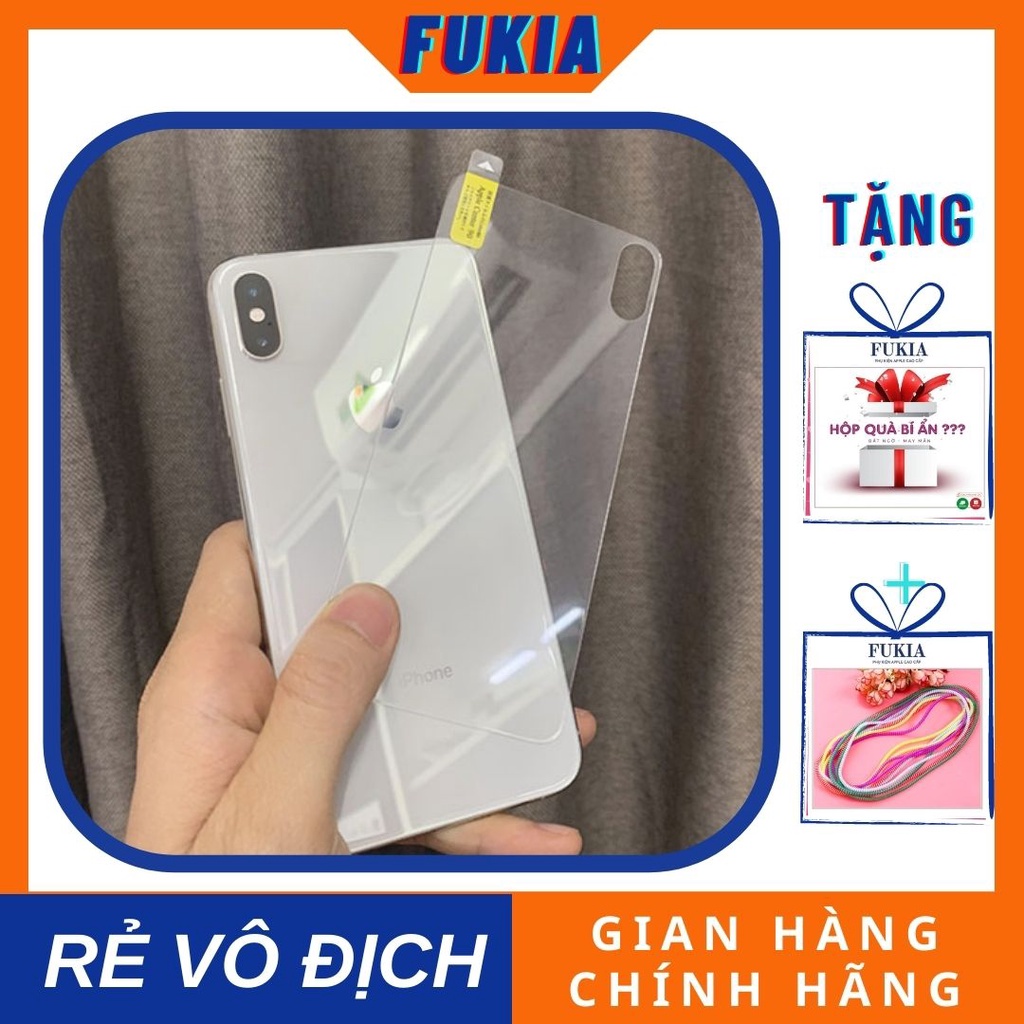 Kính cường lực mặt sau lưng iphone 6/ 6s/ 6 plus/ 7/8/ 7plus/ 8plus/ X/ Xs/ 11/ 11 pro/ 11 promax/ 12/ 12 pro/ 12 promax