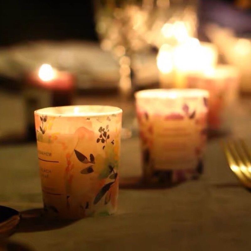Nến Thơm Thư Giãn Không Khói Menahem Tinh Dầu Thiên Nhiên Cao Cấp Phong Cách Retro