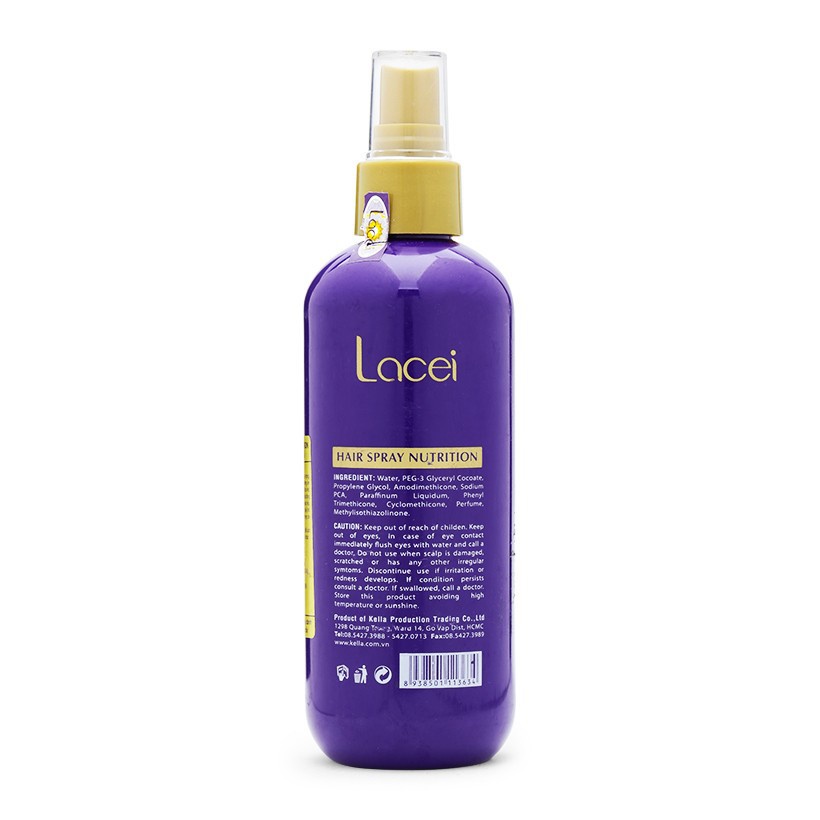 Xịt dưỡng tóc LACEI Hair Spray Nutrition - 200ML