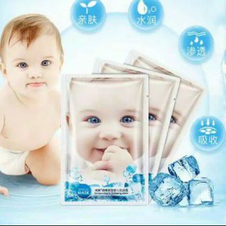 Mặt nạ em bé đá băng bổ sung nước