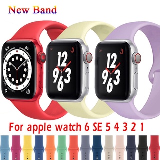 Dây apple watch cao su sport band đủ màu dành cho apple watch series se/7/6/5/4/3/2/1