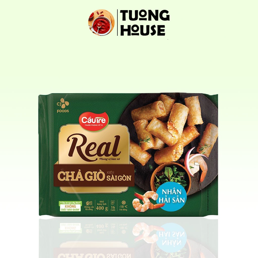 Chả giò real hải sản Cầu Tre 400g