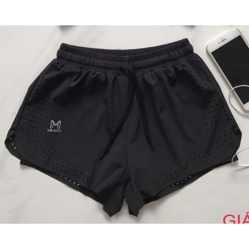 Quần đùi 2 lớp thể dục thể thao bơi lội thun mềm giãn tốt ! | BigBuy360 - bigbuy360.vn