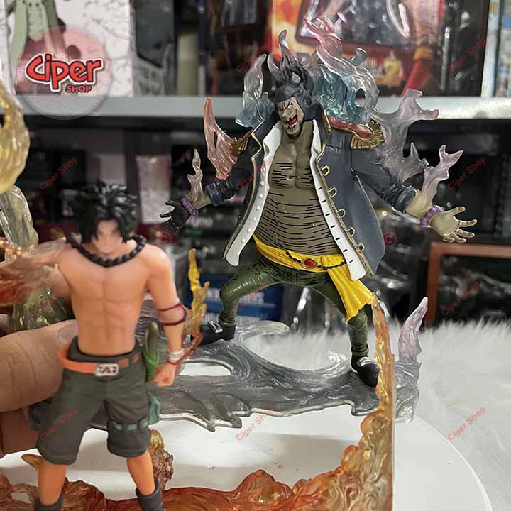 Mô hình Ace và Râu Đen - Mô hình One Piece - Figure Ace vs Teach One Piece