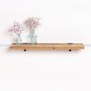 Kệ gỗ treo tường thanh ngang 1 tầng, kệ decor