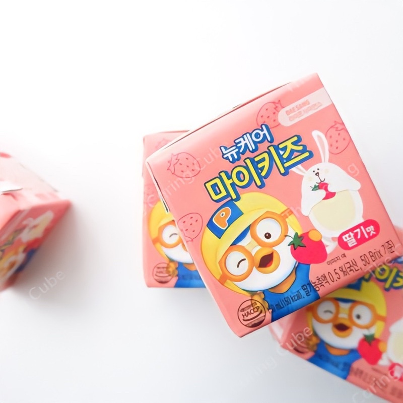 Sữa tươi DHA Pororo Daesang cho trẻ em chính hãng Hàn Quốc 150ml - The Caring Cube