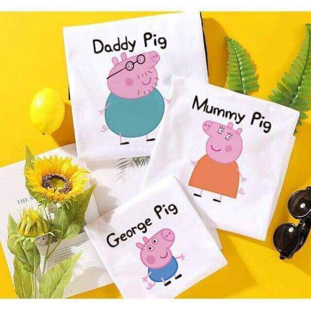 Áo đồng phục gia đình heo Peppa