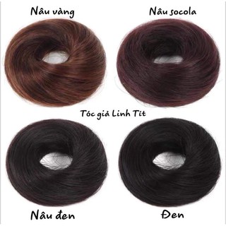 Tóc Giả Búi tơi, búi cột nhỏ gọn mini