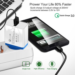 Củ Sạc Nhanh Qc3.0 Cho Điện Thoại