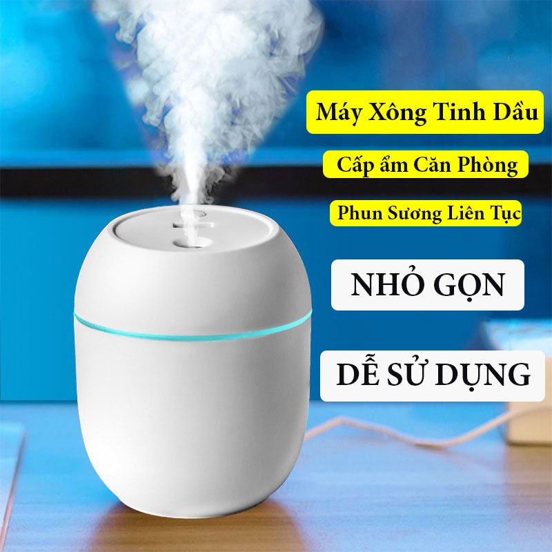 Máy Xông Tinh Dầu Mini - Khuếch Tán Tinh Dầu - Máy Phun Sương Cắm Sạc USB Nhỏ Gọn Tiện Lợi