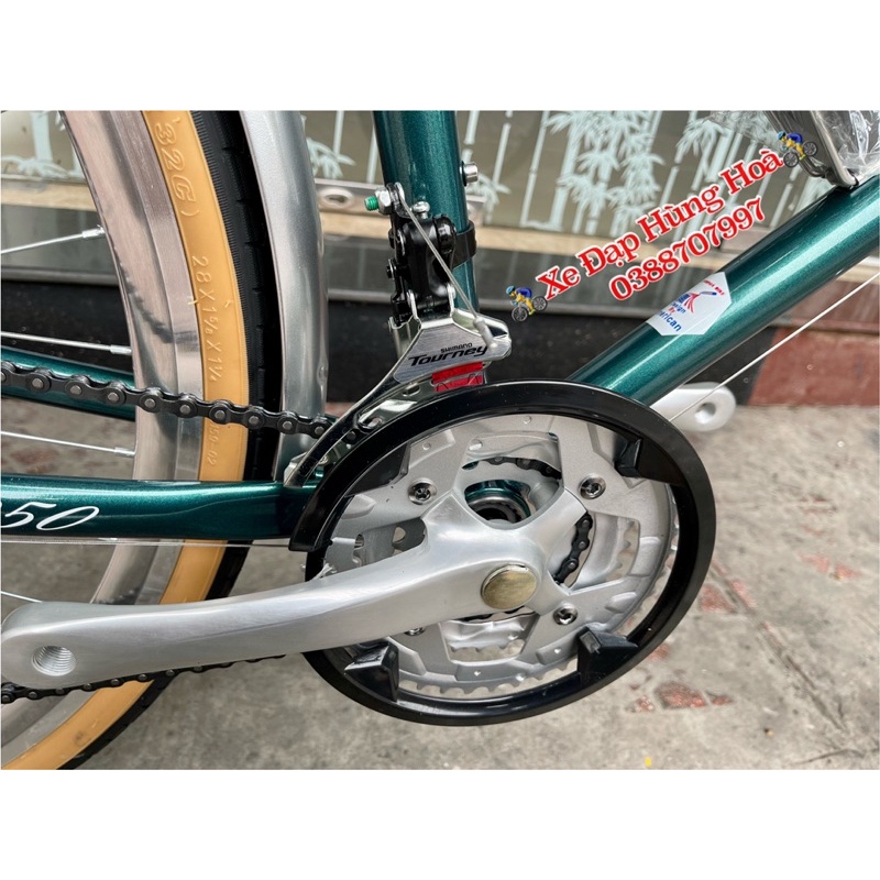 Xe Đạp California City 350 Full Nhôm Mẫu Mới 2022- Gourp Shimano 24 Tốc Độ